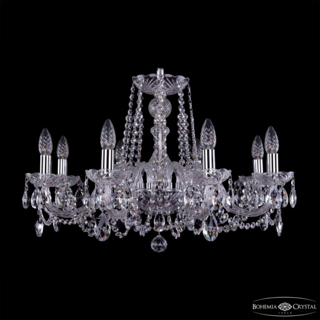 Подвесная люстра Bohemia Ivele Crystal 1402/8/240 Ni Подвесная люстра Bohemia Ivele Crystal 1402/8/240 Ni