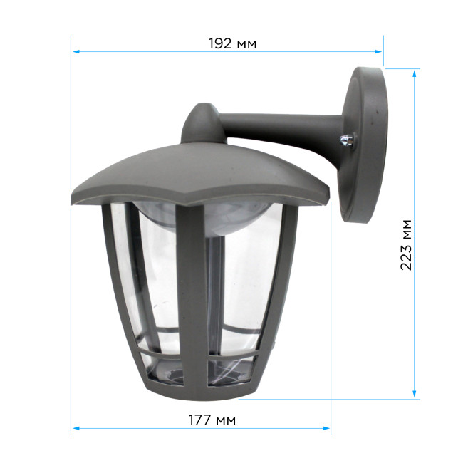 Уличный настенный светильник Apeyron Дели ДБУ 07-8-006 У1 11-193 Уличный настенный светильник Apeyron Дели ДБУ 07-8-006 У1 11-193