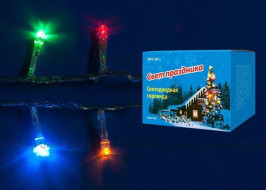 Светодиодная гирлянда Uniel Кубики (07916) разноцветный ULD-S0280-020/DTA Multi IP20 Светодиодная гирлянда Uniel Кубики (07916) разноцветный ULD-S0280-020/DTA Multi IP20