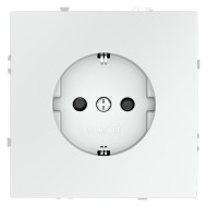 Розетка со шторками Voltum S70 VLS040202 (белый матовый)