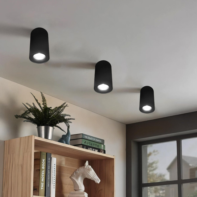 Накладной светильник Loft IT Tictac 10220 Black 4000K Накладной светильник Loft IT Tictac 10220 Black 4000K