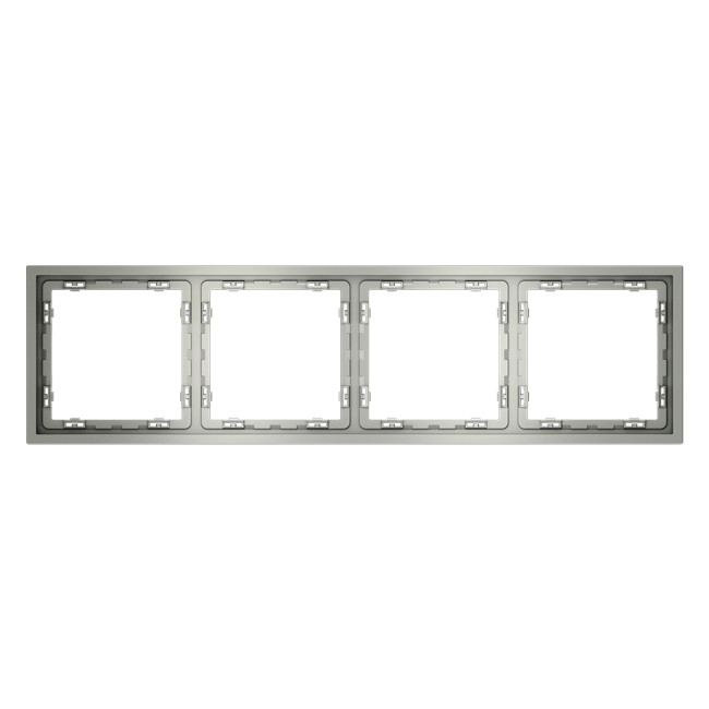 Рамка на 4 поста Voltum S70 VLS100405 (сталь) Рамка на 4 поста Voltum S70 VLS100405 (сталь)