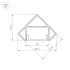 Алюминиевый профиль Arlight SL-KANT-H18-2000 ANOD 049042 Алюминиевый профиль Arlight SL-KANT-H18-2000 ANOD 049042