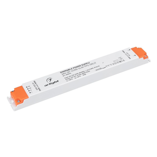 Блок питания Arlight ARV-SP-24200-SLIM-PFC-DALI2 (24V, 8.33A, 200W) 048673