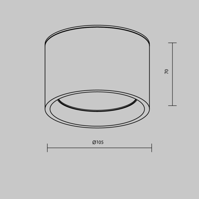 Потолочный светильник Maytoni Technical Ceiling&Wall Hydra C090CL-10W3K-W Потолочный светильник Maytoni Technical Ceiling&Wall Hydra C090CL-10W3K-W