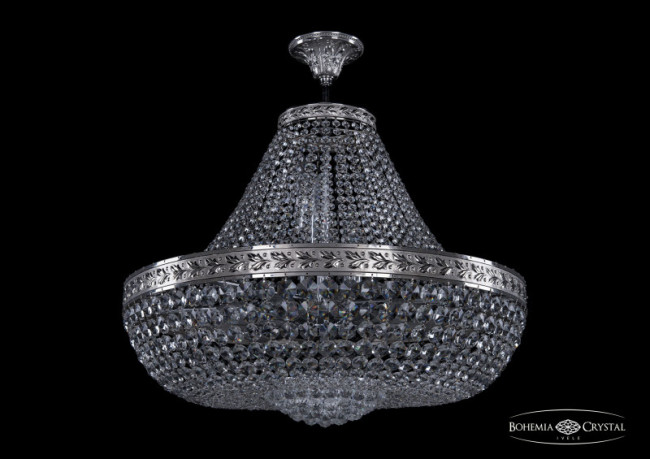 Люстра на штанге Bohemia Ivele Crystal 19281/H1/60IV Ni Люстра на штанге Bohemia Ivele Crystal 19281/H1/60IV Ni