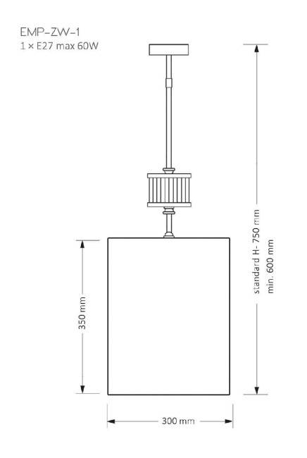 Подвесной светильник Kutek Mood Empoli EMP-ZW-1(N)