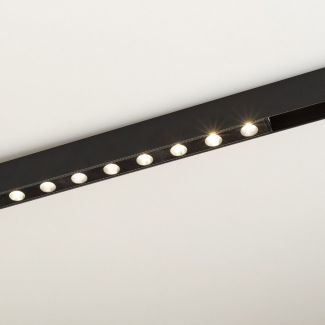 Трековый магнитный светильник Arlight MAG-DOTS-25-L400-12W Warm3000 (BK, 30 deg, 24V, DALI) 046324 Трековый магнитный светильник Arlight MAG-DOTS-25-L400-12W Warm3000 (BK, 30 deg, 24V, DALI) 046324