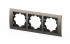 Рамка трехместная ELBI Zena Platin 500-073000-227 Рамка трехместная ELBI Zena Platin 500-073000-227