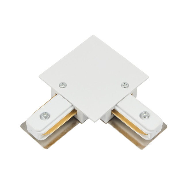 Коннектор угловой для однофазного шинопровода Myfar Accessories for Single MT0102-CL-W Коннектор угловой для однофазного шинопровода Myfar Accessories for Single MT0102-CL-W