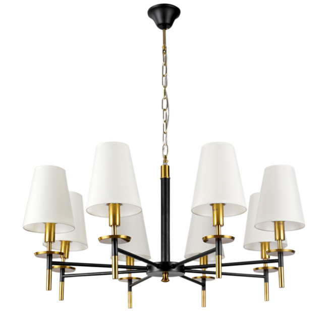 Подвесная люстра Arte Lamp Riccardo A4075LM-8BK Подвесная люстра Arte Lamp Riccardo A4075LM-8BK