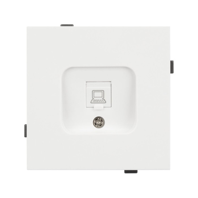 Механизм компьютерной розетки Arlight SCT-TENDO-MPC1-SFPL-WH (RJ-45, CAT6) 054594 Механизм компьютерной розетки Arlight SCT-TENDO-MPC1-SFPL-WH (RJ-45, CAT6) 054594