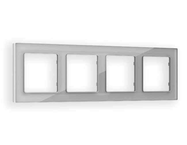 Рамка четырехместная Ambrella Volt Platos AF330404 Рамка четырехместная Ambrella Volt Platos AF330404