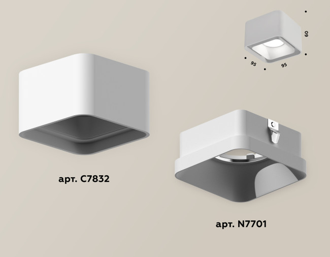 Потолочный светильник Ambrella Light Techno Spot XS7832001 (C7832, N7701) Потолочный светильник Ambrella Light Techno Spot XS7832001 (C7832, N7701)