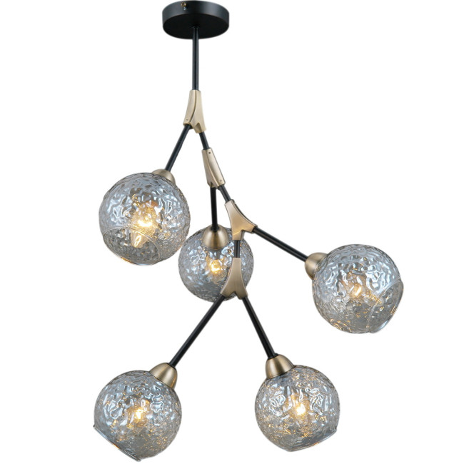 Люстра на штанге Illumico IL0263-5PSQ-79 BK AB Люстра на штанге Illumico IL0263-5PSQ-79 BK AB