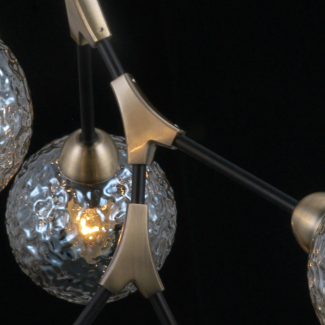 Люстра на штанге Illumico IL0263-5PSQ-79 BK AB Люстра на штанге Illumico IL0263-5PSQ-79 BK AB