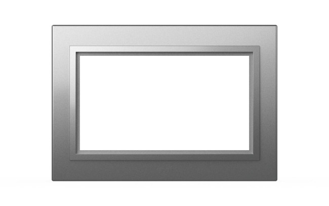 Рамка для двухместной розетки без заземления ELBI Zena 608-011000-908 Рамка для двухместной розетки без заземления ELBI Zena 608-011000-908