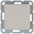 Выключатель одноклавишный для штор 10A 250V с накладкой, цвет Тауп Jasmart G3018T