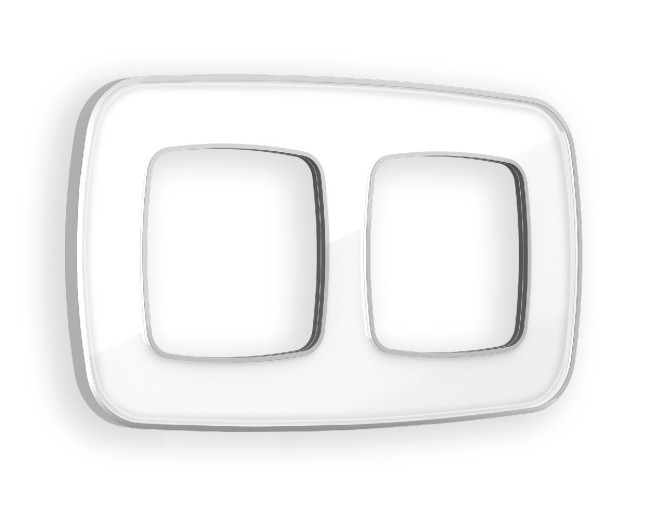 Рамка двухместная Ambrella Volt Coint OF640132 Рамка двухместная Ambrella Volt Coint OF640132