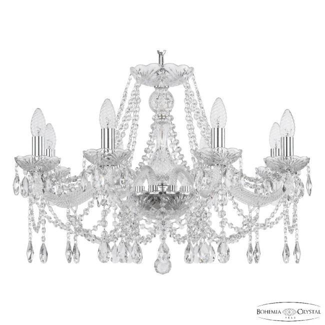 Подвесная люстра Bohemia Ivele Crystal 107/8/240 Ni Подвесная люстра Bohemia Ivele Crystal 107/8/240 Ni