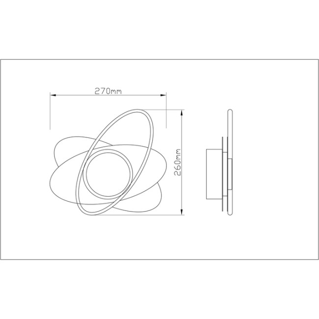 Настенный светильник Arte Lamp Mars A2605AP-7BK Настенный светильник Arte Lamp Mars A2605AP-7BK