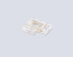 Соединитель угловой Ambrella Light Illumination COB RGB 12/24V для лент 10mm (4 конт.) (10шт. в комплекте) GS6891