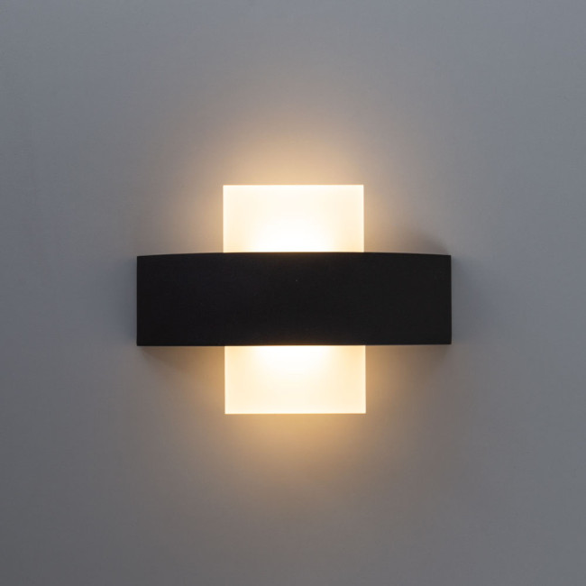Уличный настенный светодиодный светильник Arte Lamp Croce A1444AP-1BK Уличный настенный светодиодный светильник Arte Lamp Croce A1444AP-1BK