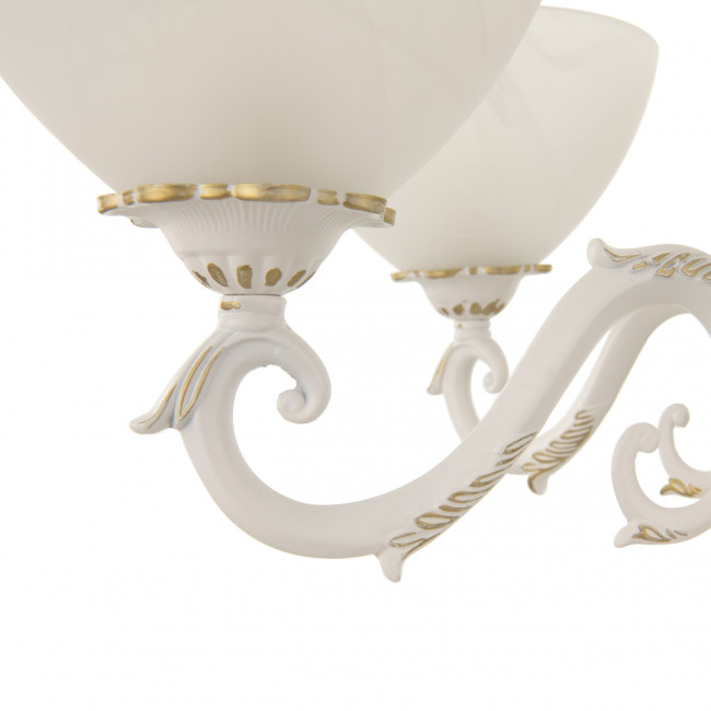 Подвесная люстра Arte Milano 340518/6 WT+G Подвесная люстра Arte Milano 340518/6 WT+G