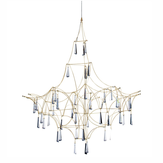 Подвесной светильник Delight Collection Lucciola MD18001068-1E matt gold Подвесной светильник Delight Collection Lucciola MD18001068-1E matt gold