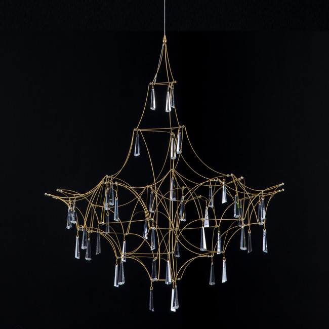 Подвесной светильник Delight Collection Lucciola MD18001068-1E matt gold Подвесной светильник Delight Collection Lucciola MD18001068-1E matt gold