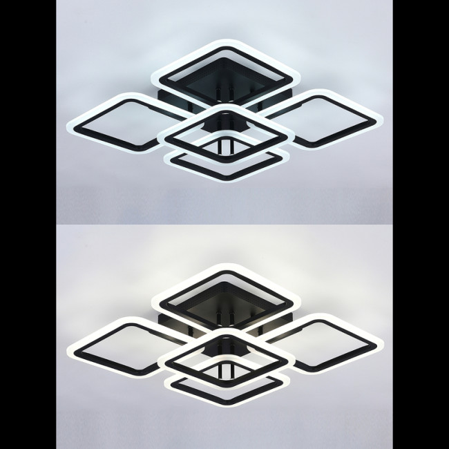 Потолочная люстра Natali Kovaltseva Spektr HIGH-TECH LED LAMPS 82022 BLACK Потолочная люстра Natali Kovaltseva Spektr HIGH-TECH LED LAMPS 82022 BLACK