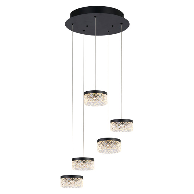 Подвесной светильник Delight Collection MD21020075 MD21020075-5A matt black Подвесной светильник Delight Collection MD21020075 MD21020075-5A matt black