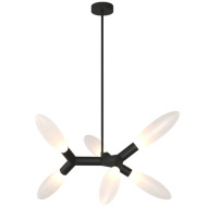 Люстра на штанге Eurosvet Covalent 30180/6 черный Smart a069153