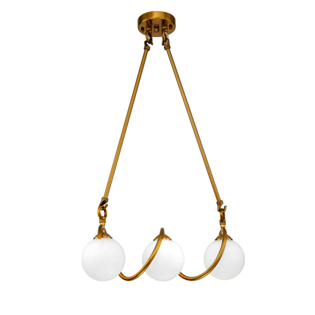 Подвесная люстра Delight Collection KG1212P-3 brass Подвесная люстра Delight Collection KG1212P-3 brass