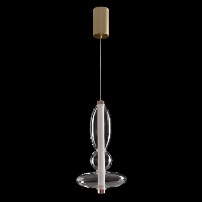 Подвесной светильник Crystal Lux QUASAR SP10W LED TRANSPARENT Подвесной светильник Crystal Lux QUASAR SP10W LED TRANSPARENT