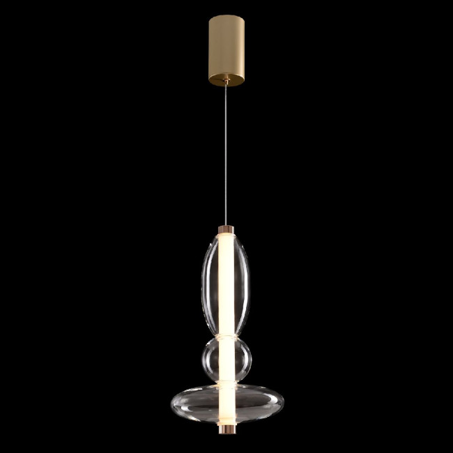 Подвесной светильник Crystal Lux QUASAR SP10W LED TRANSPARENT Подвесной светильник Crystal Lux QUASAR SP10W LED TRANSPARENT