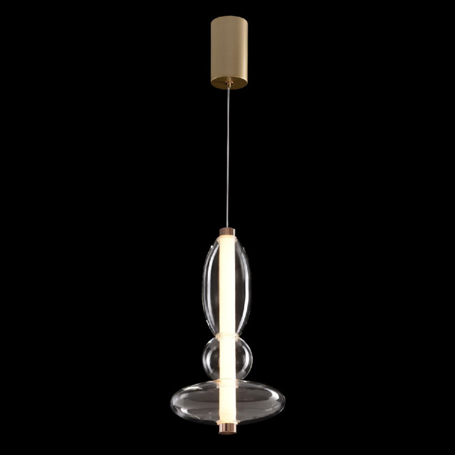 Подвесной светильник Crystal Lux QUASAR SP10W LED TRANSPARENT Подвесной светильник Crystal Lux QUASAR SP10W LED TRANSPARENT