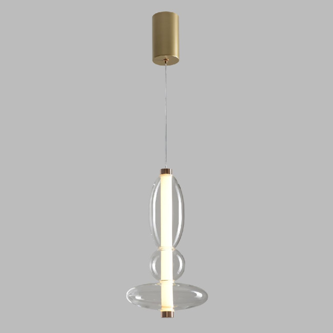 Подвесной светильник Crystal Lux QUASAR SP10W LED TRANSPARENT Подвесной светильник Crystal Lux QUASAR SP10W LED TRANSPARENT