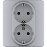 Розетка двойная с/з Legrand Inspiria 673752 Розетка двойная с/з Legrand Inspiria 673752
