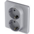 Розетка двойная с/з Legrand Inspiria 673752 Розетка двойная с/з Legrand Inspiria 673752