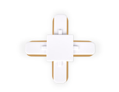 Коннектор Х-образный однофазный Ambrella Light Track System GL7082