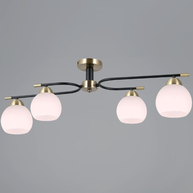 Потолочная люстра Illumico IL0638-4CSQ-24 AB BK LIBRA Потолочная люстра Illumico IL0638-4CSQ-24 AB BK LIBRA