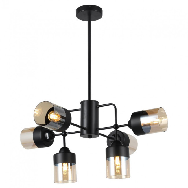 Люстра на штанге IMEX MD.74785-6-S-BK Люстра на штанге IMEX MD.74785-6-S-BK