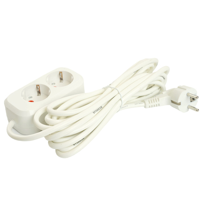 Удлинитель двухместный Stekker Home 49341 Удлинитель двухместный Stekker Home 49341