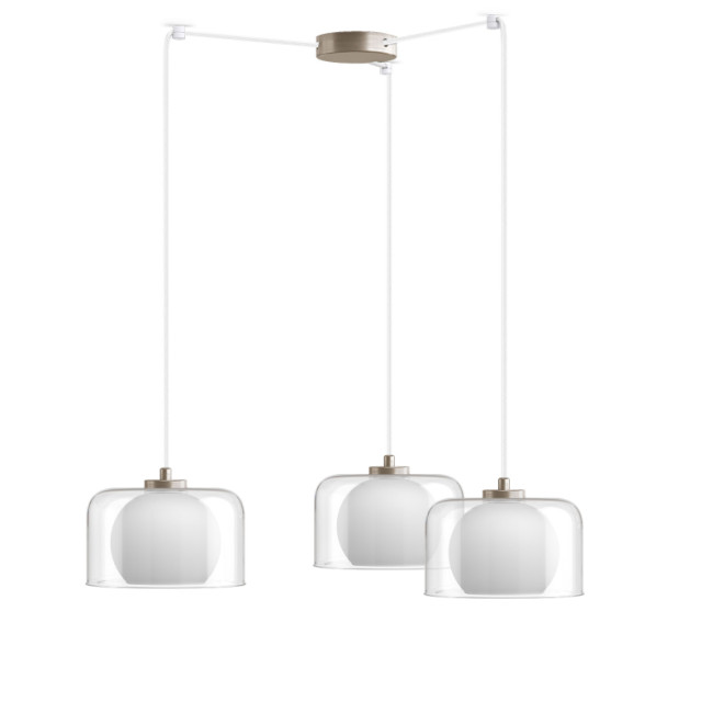 Подвесной светильник 33 Идеи PND.114.03.07.002.NI-S.28.TR-S.02.WH