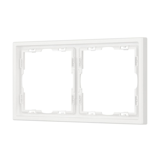 Рамка пластиковая Arlight FRM-NOBE-SFPL-2-WH 054215 Рамка пластиковая Arlight FRM-NOBE-SFPL-2-WH 054215