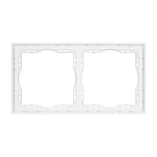 Рамка пластиковая Arlight FRM-NOBE-SFPL-2-WH 054215 Рамка пластиковая Arlight FRM-NOBE-SFPL-2-WH 054215
