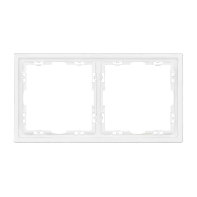 Рамка пластиковая Arlight FRM-NOBE-SFPL-2-WH 054215 Рамка пластиковая Arlight FRM-NOBE-SFPL-2-WH 054215