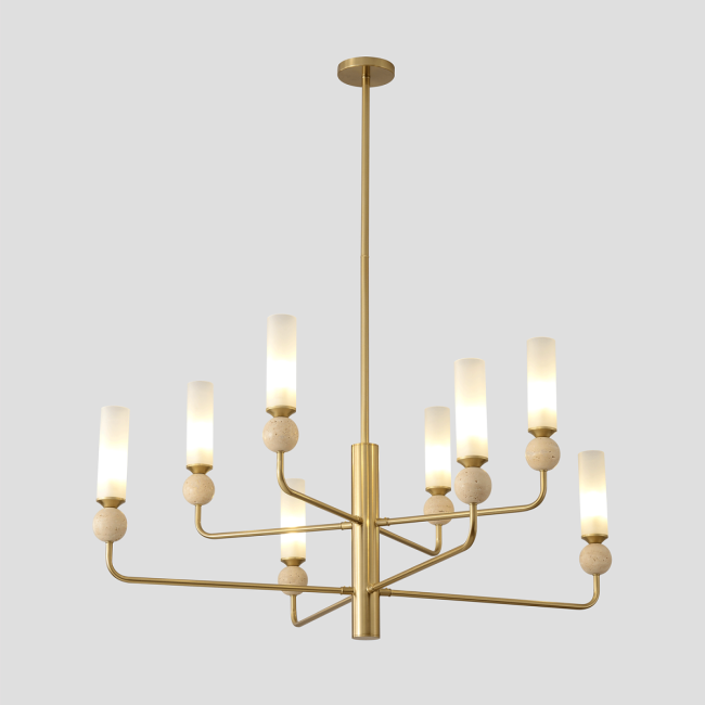 Люстра на штанге Crystal Lux SIMPLY SP8 BRASS Люстра на штанге Crystal Lux SIMPLY SP8 BRASS