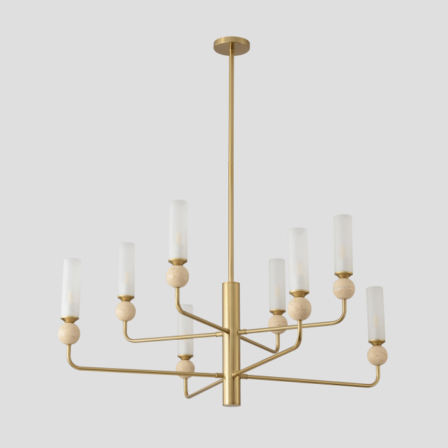 Люстра на штанге Crystal Lux SIMPLY SP8 BRASS Люстра на штанге Crystal Lux SIMPLY SP8 BRASS